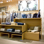Calvin Klein Jeans - vybavení obchodu, design obchodu