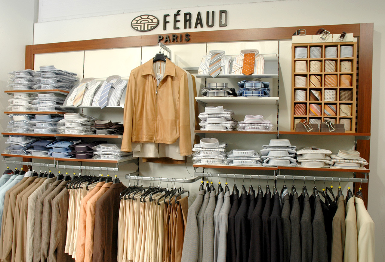 Dům značkové módy - vybavení obchodu, design obchodu