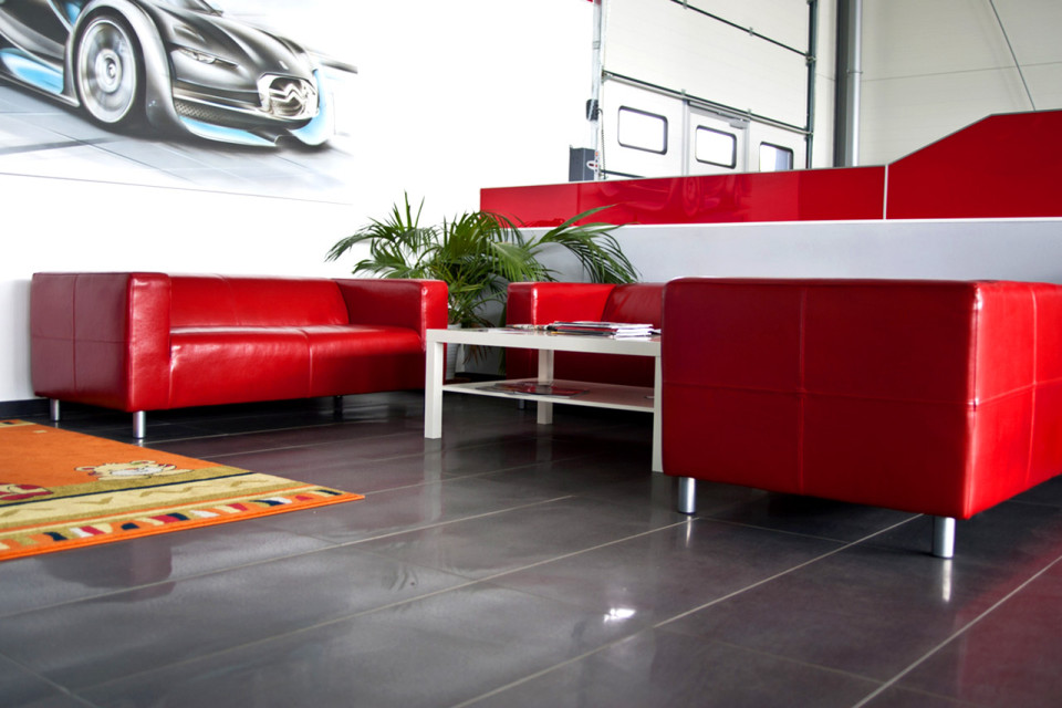 Citroën show room design - vybavení obchodu, design obchodu