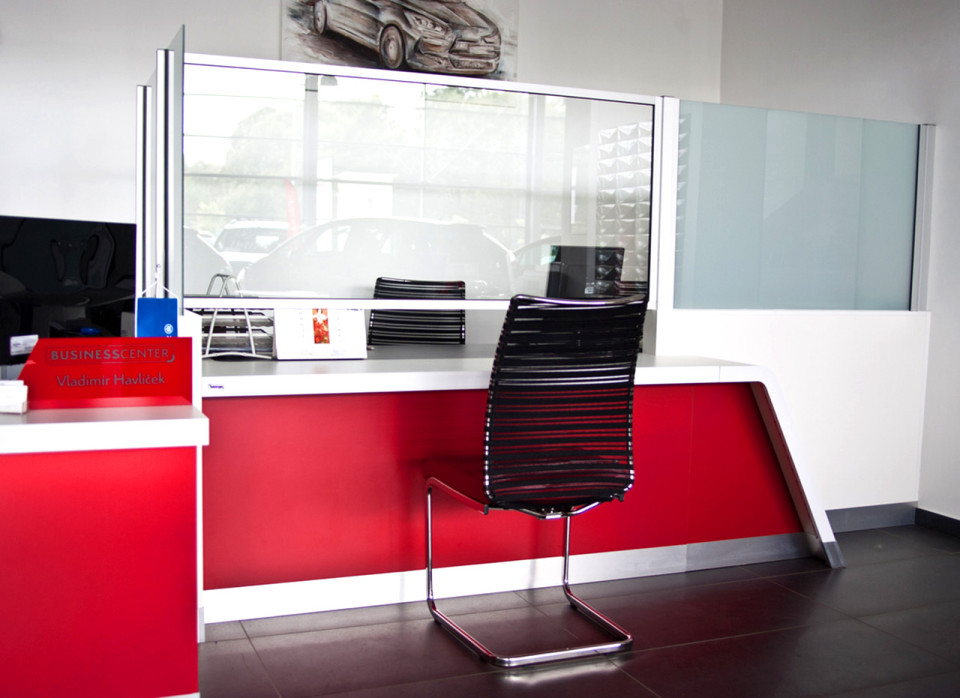 Citroën show room design - vybavení obchodu, design obchodu