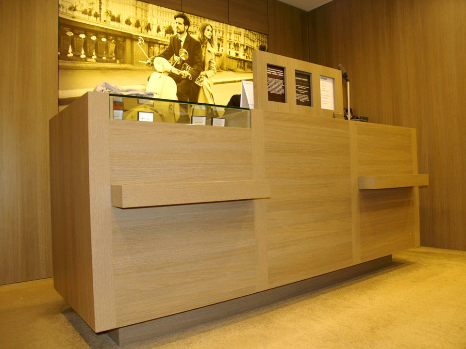 Pietro Filipi - design prodejny - vybavení obchodu, design obchodu