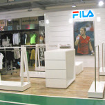 FILA - vybavení obchodu, design obchodu