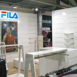 FILA - vybavení obchodu, design obchodu