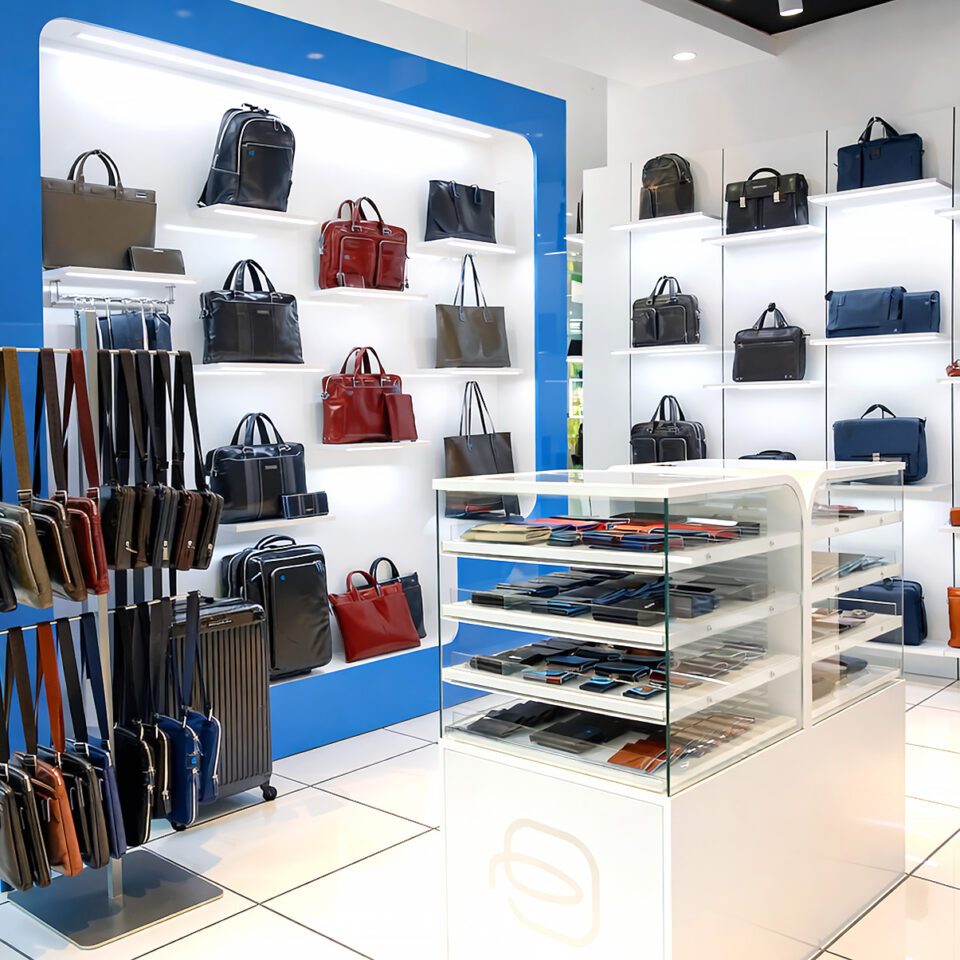 Design obchodu Piquadro - Centrum Černý Most